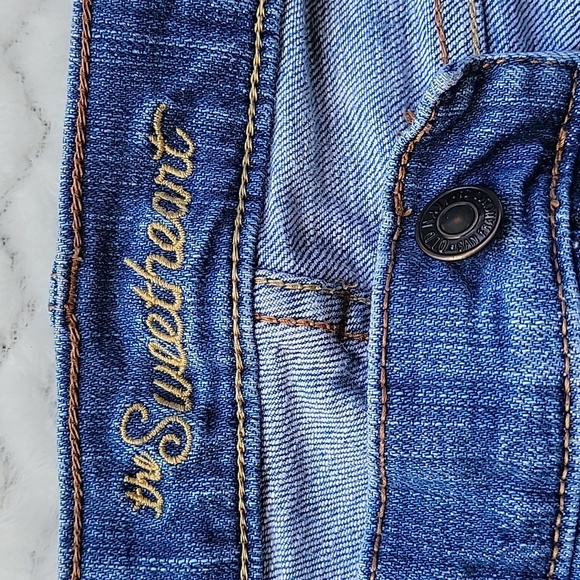 Old Navy Sweetheart Classic Rise Bootcut Jeans Size 8 Regular - Picture 4 of 13